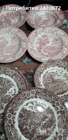 Английски порцелан  чинии, снимка 2 - Чинии - 40337723