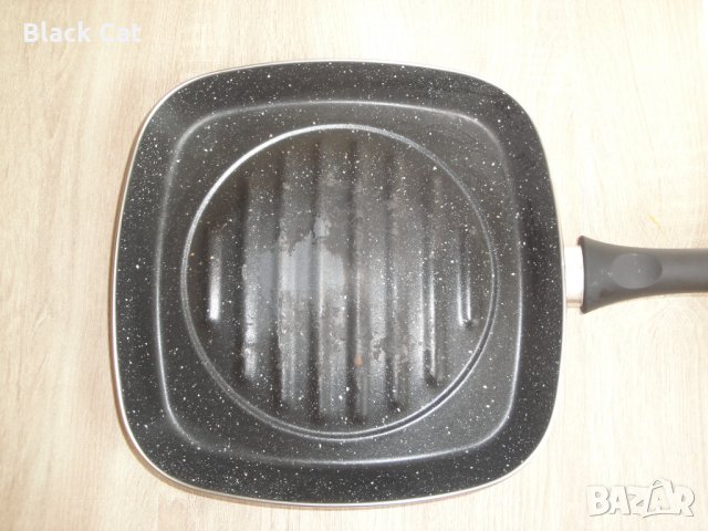 Грил тиган "Delimano Stone Legend" / "Делимано Стоун Ледженд / Леджънд", 27 см., тигани, тенджера, снимка 11 - Съдове за готвене - 35969504