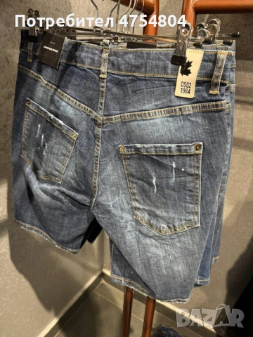 Най-високо качество мъжки къси дънки Dsquared, снимка 4 - Къси панталони - 53709209
