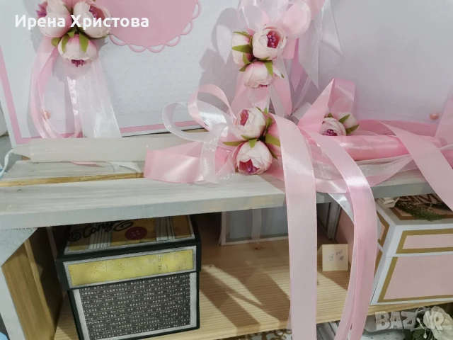 Комплект за кръщене, снимка 3 - Декорация - 51235736