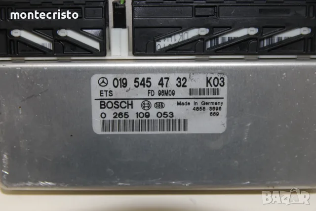 0195454732 / 019 545 47 32 Компютър ABS Mercedes W210 (1995-2002г.) 0265109053 / 0 265 109 053  , снимка 2 - Части - 55852120