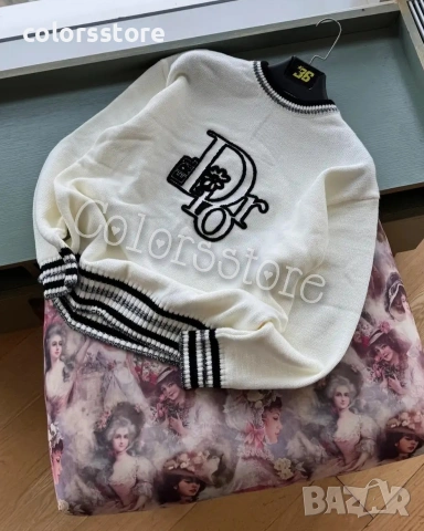 Дамски бял пуловер Dior/VL50L