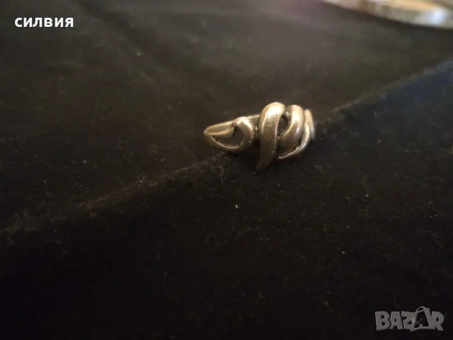 дамски сребърен пръстен