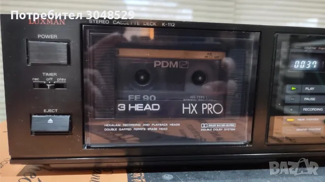 Дек Luxman K-112, снимка 2 - Декове - 48930728