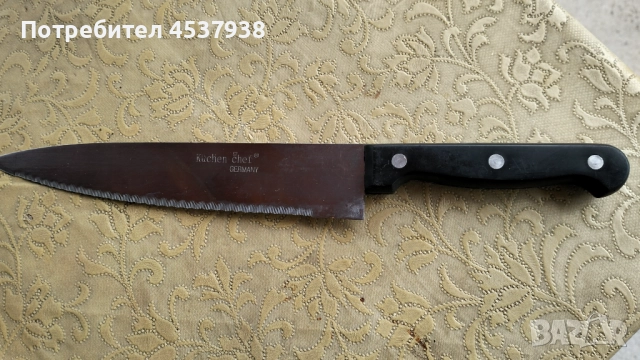 Продавам нож на Шеф готвач, снимка 4 - Прибори за хранене, готвене и сервиране - 52121767