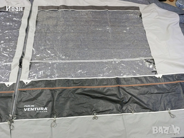 2023г. Форселт за каравана Isabella Ventura Pacific D250 Размер 962см (948-972)см земя-земя, снимка 11 - Палатки - 51201605
