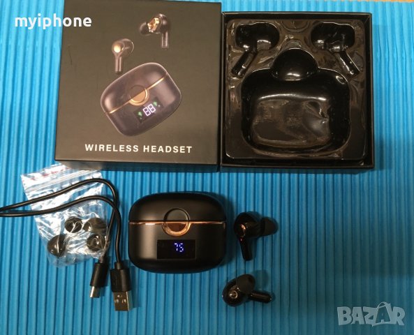 Безжични слушалки  4 микрофона Earbuds Bluetooth 5.1, снимка 3 - Слушалки и портативни колонки - 39775686