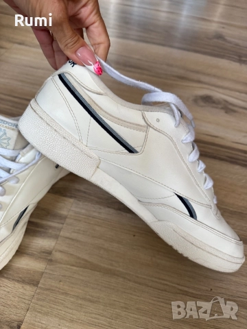 Оригинални кожени мъжки маратонки REEBOK ! 45,5 н, снимка 5 - Маратонки - 51869260