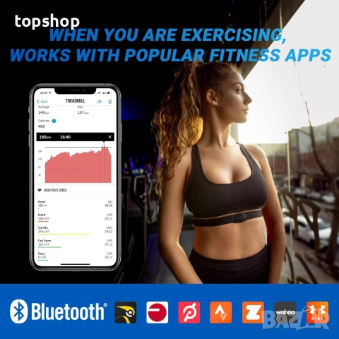 Монитор за сърдечен ритъм moofit HR8. ЧИСТО НОВ ЗАПЕЧАТАН!, снимка 2 - Спортна екипировка - 52587809