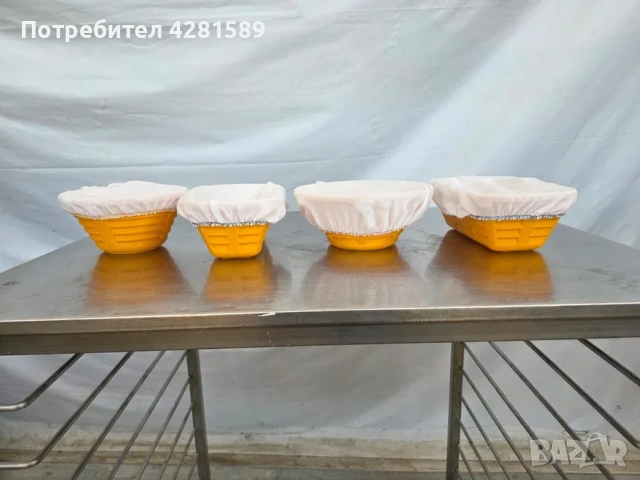 Пластмасови форми за втасване на хляб с плат, снимка 9 - Други машини и части - 53657985