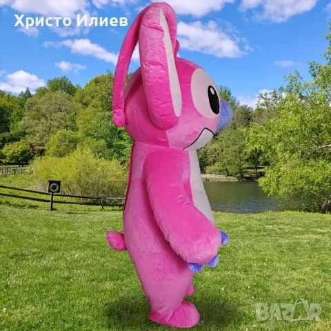 Гигантски надуваем костюм на Стич 2,5м Stitch за изненади детски рожденни дни партита, снимка 8 - Други - 50556405