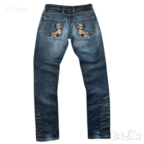 Vintage Ed Hardy Geisha Embroidered wmns Jeans