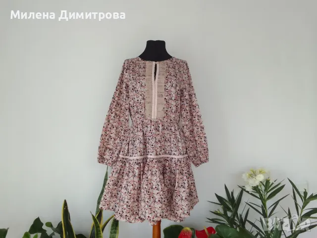 Дамска рокля с дълъг ръкав , снимка 5 - Рокли - 50063143