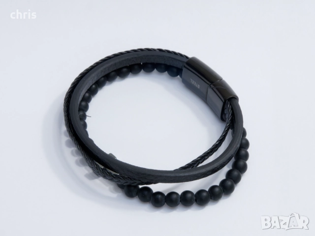 Мъжки бутикови гривни – стил, класа и характер, снимка 4 - Гривни - 52029044