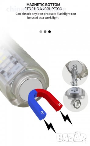 Фенер 1300Lm многоцветен XPG+12LED, снимка 5 - Къмпинг осветление - 39997304