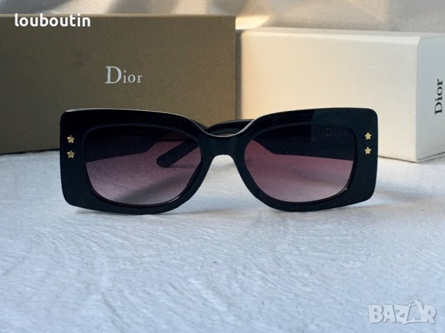 Dior 2023 дамски слънчеви очила правоъгълни 2 цвята, снимка 8 - Слънчеви и диоптрични очила - 41957333
