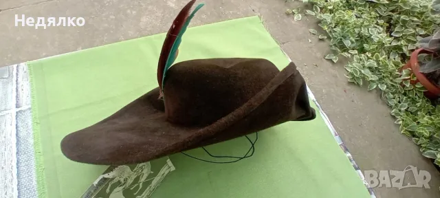 Немска ловджийска шапка,1930г,оригинал , снимка 7 - Екипировка - 50352551