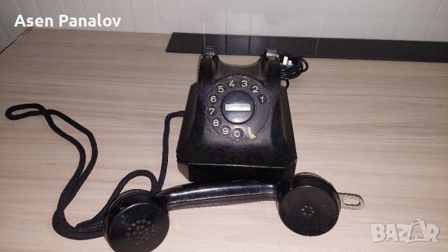 Стар бакелитов телефон 2 бр, снимка 5 - Други - 39978488
