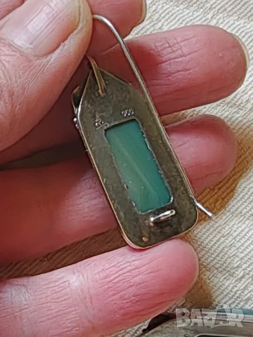 Авторски ретро сребърен лот с натурален ахат 950 НАМАЛЕН , снимка 10 - Бижутерийни комплекти - 49977858