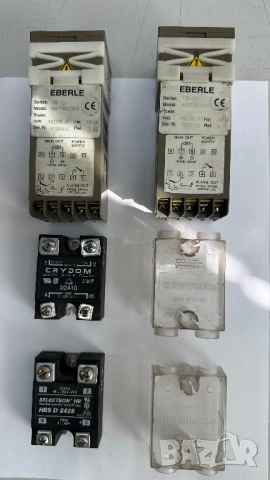 Терморегулатор Eberle TR-3400 N + SSR Реле Selectron 25A, снимка 2 - Резервни части за машини - 53474520