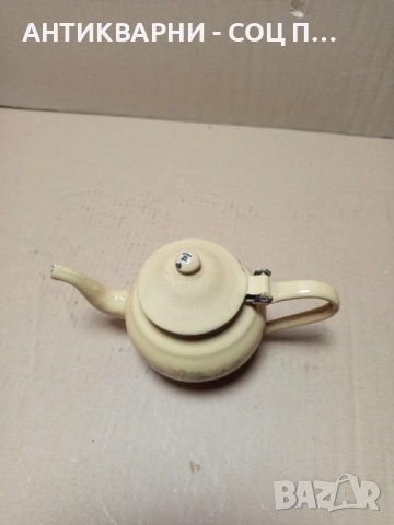 Соц Стар Малък Емайлиран Чайник. , снимка 5 - Антикварни и старинни предмети - 52355790