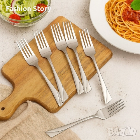 Вилици Bohmann BH 5813MR, 6 броя, неръждаема стомана, снимка 3 - Прибори за хранене, готвене и сервиране - 51499191