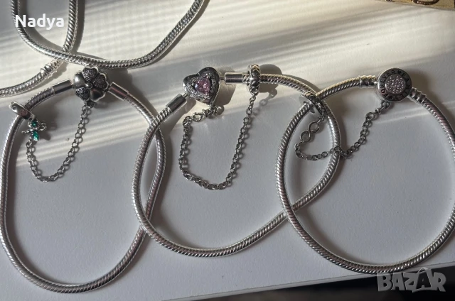 Гривни и талисмани Пандора S925 , снимка 4 - Гривни - 50947333