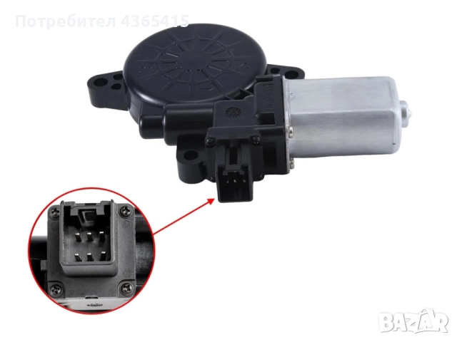Електромотор за стъклоподемник за Mazda 2 MK2 (2007-2014) D6515958XB, снимка 6 - Части - 52290980