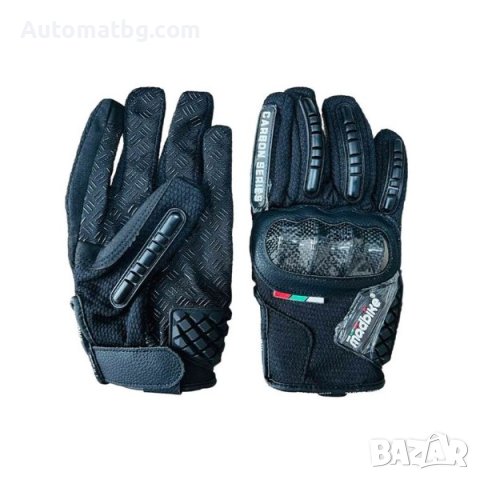Мото ръкавици Automat, С карбонови нишки, Черен, снимка 1 - Аксесоари и консумативи - 40721693