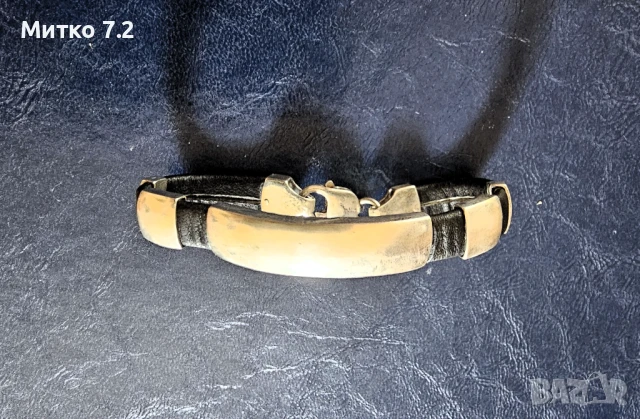 сребърна гривна - 23, снимка 7 - Гривни - 51216806