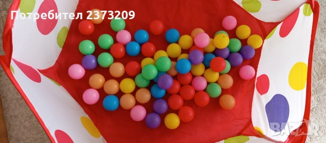 Бебешко басейнче с топки, снимка 3 - Детски топки - 53616392