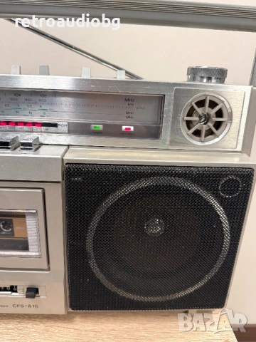 🔈Ретро радиокасетофон Sony CFS-81S Boombox🔈, снимка 5 - Радиокасетофони, транзистори - 53386295