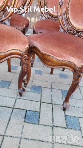 Италиански барокови столове , снимка 4 - Столове - 53656514