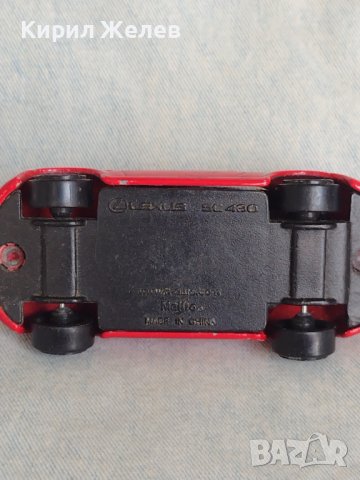 Метална количка LEXUS SC 430 MADE IN CHINA рядка за КОЛЕКЦИЯ ДЕКОРАЦИЯ 37534, снимка 8 - Колекции - 40694227