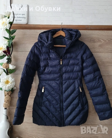 Тъмно синьо яке с качулка PINKO 