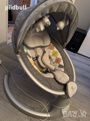 Cangaroo Бебешка електрическа люлка iSwing светлосива, снимка 5 - Други - 52683721