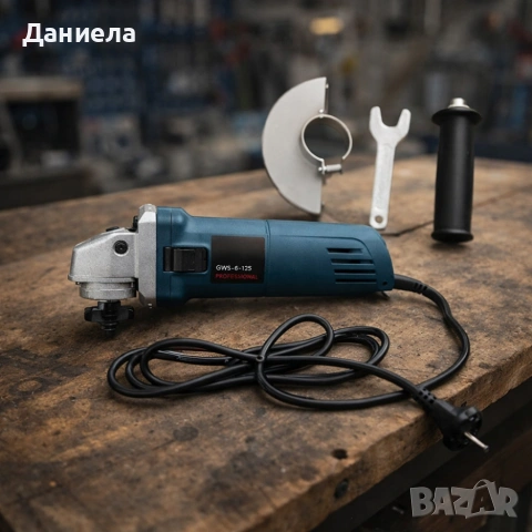 Ъглошлайф на ток Kraftroyal - 125mm бързо и прецизно рязане, снимка 5 - Ъглошлайфи - 53783819