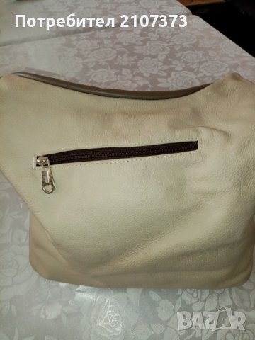 Продавам НОВА дамска чанта от естествена кожа , снимка 4 - Чанти - 41421609