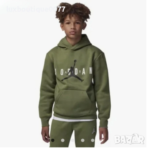 Детски суичър с качулка Jordan 10-12 години