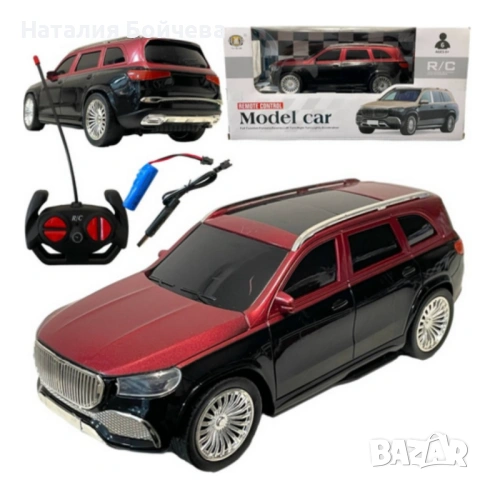 Радиоуправляема кола Mercedes-Benz Maybach GLS – луксозен коледен подарък за деца, снимка 7 - Коли, камиони, мотори, писти - 53379946