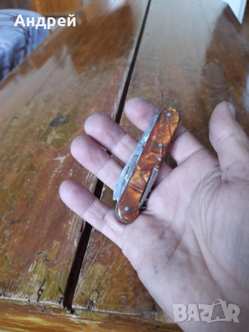 Стар джобен нож,ножче,ножка #136, снимка 3 - Други ценни предмети - 51850395