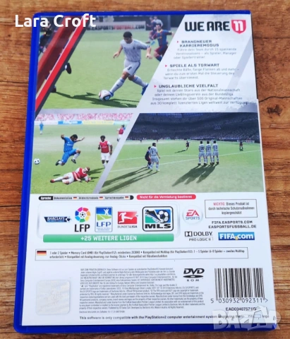 PS2 Fifa 11 PlayStation 2 Фифа Плейстейшън ПС2, снимка 3 - Игри за PlayStation - 53410039
