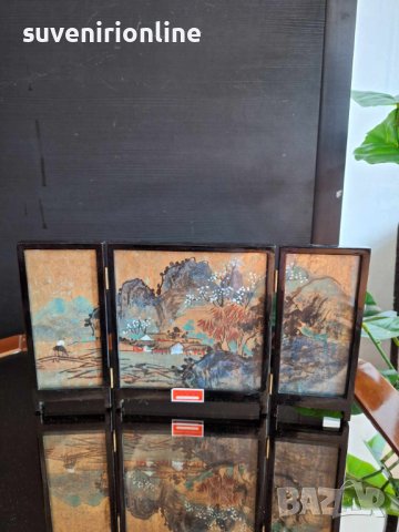 Декоративна рисувана картина настолен параван, снимка 6 - Картини - 36530467