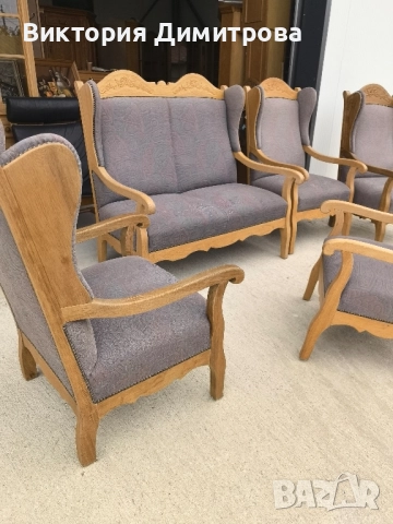 Комплект Inzzel, снимка 16 - Дивани и мека мебел - 52204218