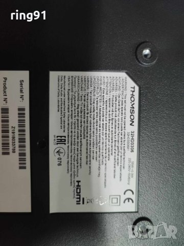 TV Thomson 32HD3306, снимка 2 - Части и Платки - 42100340