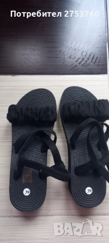 сандали черни 39 номер