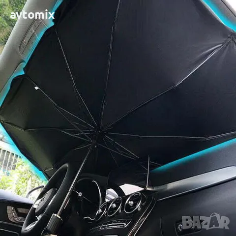 Сенник за предно стъкло - тип чадър, снимка 3 - Аксесоари и консумативи - 50192752