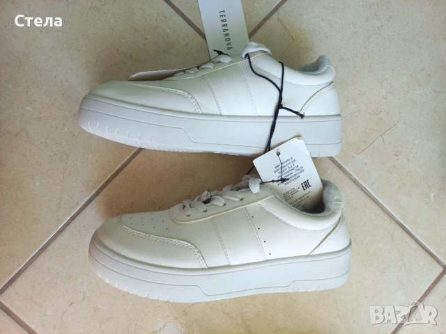 TERRANOVA дамски/детски маратонки, бели, нови с етикет, снимка 7 - Детски маратонки - 47215789