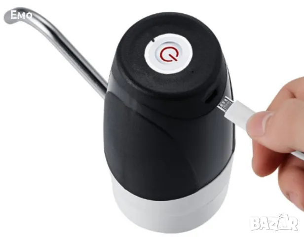 Помпа за вода акумулаторна Rosberg R52013D, с USB, Бяло с черно, снимка 9 - Водни помпи - 47817308