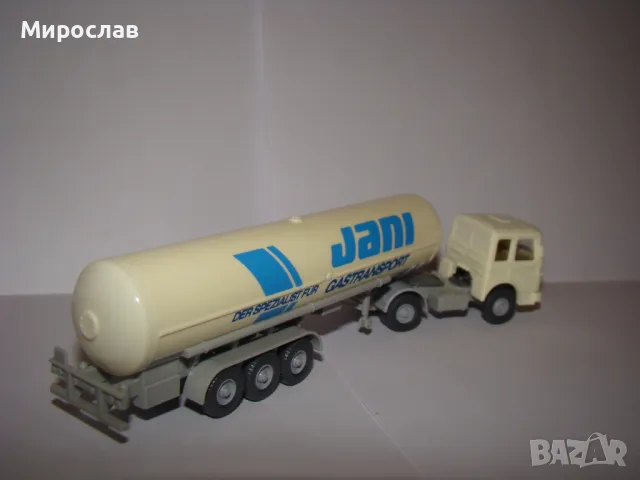 WIKING H0 1/87 MAN ТИР КАМИОН МОДЕЛ КОЛИЧКА ЦИСТЕРНА, снимка 5 - Колекции - 48251166